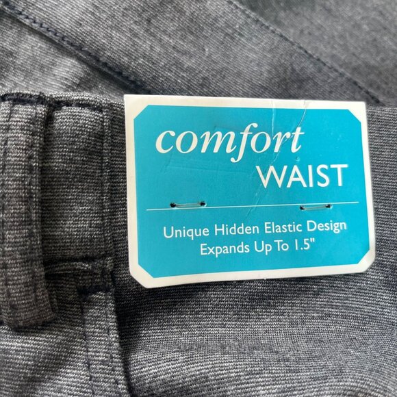 Lee Riders Comfort Waist Mid-Rise Slim Fit Pants Womens 12L Gray New Skinny Leg - Picture 8 of 10